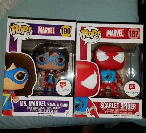 Walgreens Funko Ms Marvel & Scarlet Spider POP Vinyls Released! - Marvel Toy News