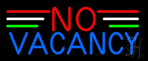 No Vacancy LED Neon Sign - No Vacancy Neon Signs - Everything Neon