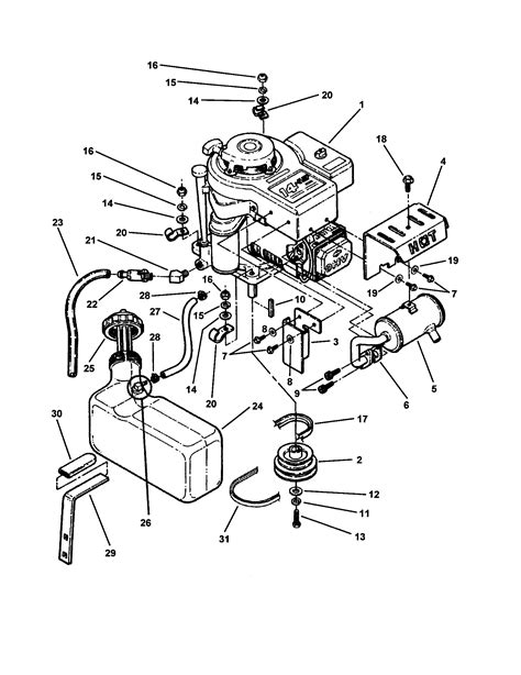 Snapper Parts Diagram Push Mower Snapper 12a-a2be707