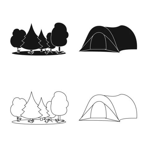 100,000 Atributos para camping Vector Images | Depositphotos