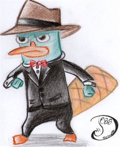 Perry the platypus - Phineas and Ferb Fan Art (28215190) - Fanpop