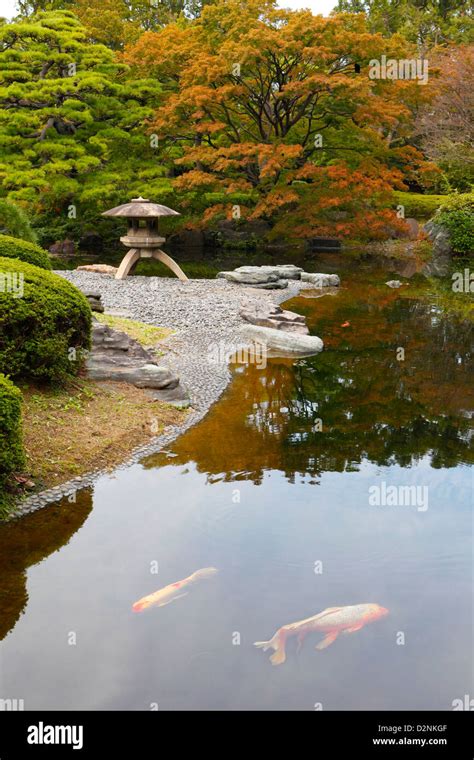 Imperial Palace Garden, Tokyo; Japanese Garden Stock Photo - Alamy