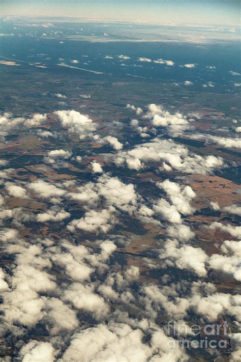 Cumulus Humilis Clouds From Above Photograph by Stephen Burt/science Photo Library - Fine Art ...