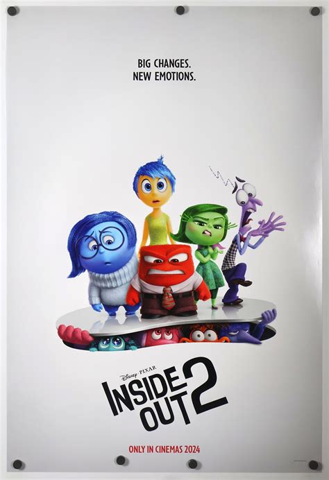 Inside Out 2 Original Movie Poster Advance 27x40 2024 Free Shipping - Etsy