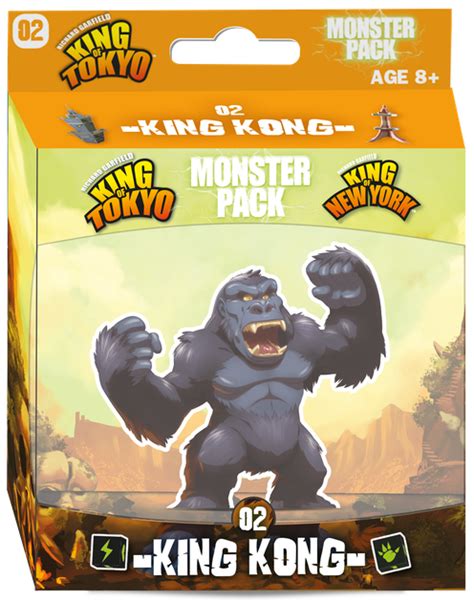 Game Review: King Kong Monster Pack (for King of Tokyo/New York) – Gaming With Sidekicks