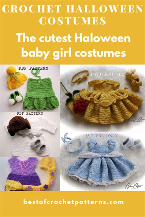 Crochet halloween costumes - the cutest baby girl costumes | Crochet Patterns, Tips, and Designers