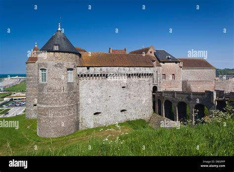 France, Normandy, Dieppe, Dieppe Chateau Musee, town castle museum Stock Photo - Alamy