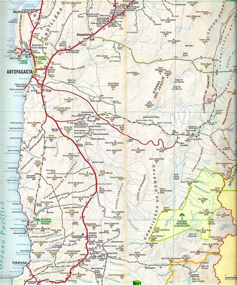 Mapa vial de Chile (Chile road map) | mapa_Turistel_2007_nor… | Flickr