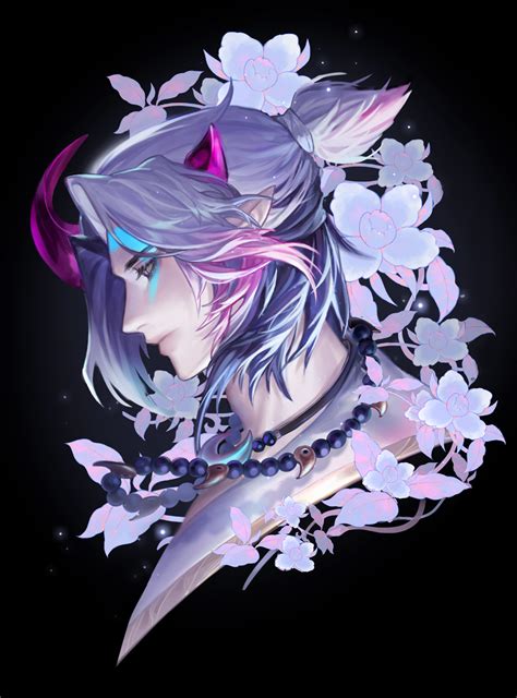 aphelios and spirit blossom aphelios (league of legends) drawn by tc ...