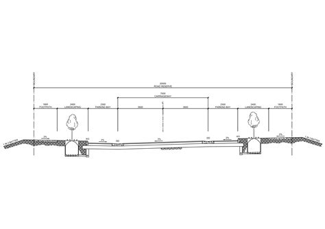 Road Cross Section Single Grade Detail – Free CAD Blocks in DWG file format