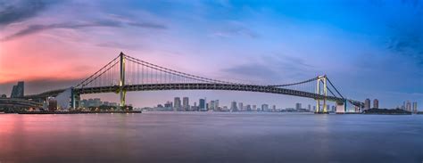 Rainbow Bridge and Tokyo Skyline, Tokyo, Japan | Anshar Images