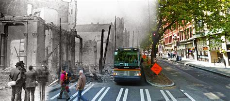 Seattle Fire Aftermath - 1889 + Today