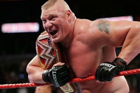 Iconic CM Punk WWE Title Record Broken By Brock Lesnar