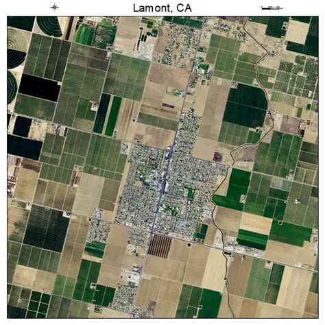 Aerial Photography Map of Lamont, CA California