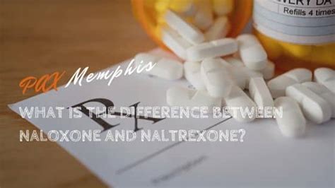 What is the Difference Between Naloxone and Naltrexone? - Pax