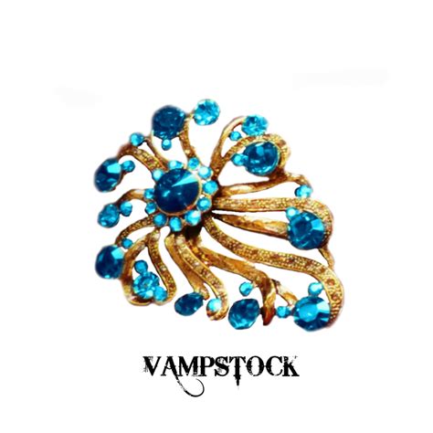 Blue Gold Brooch PNG Vampstock by VAMPSTOCK on DeviantArt