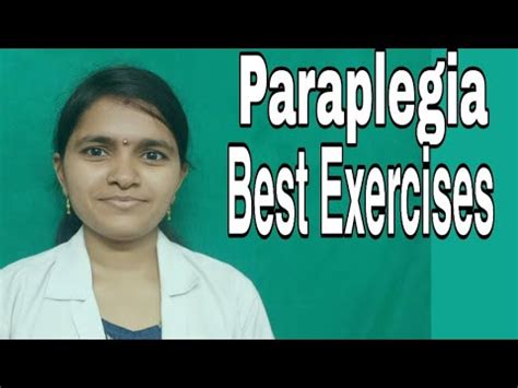 Paraplegia exercises / Spinal card injury / @Geetha Mihi - YouTube