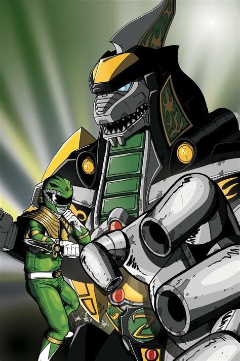 Green Ranger and the Dragonzord | Power rangers cosplay, Power rangers, Power rangers megazord