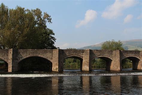 Crickhowell Bridge, River Usk, Crickhowell - Beautiful England Photos