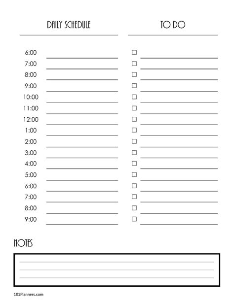 blank daily calendar - free printable daily calendar templates ...