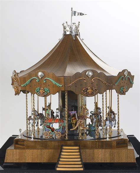 Miniature Musical Carousels by Balgara | Carousel, Carousel horses ...