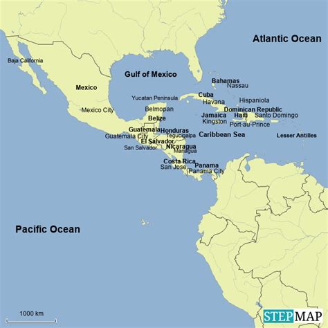 World Maps Library - Complete Resources: Maps Mexico And Central America