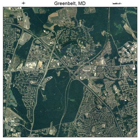 Aerial Photography Map of Greenbelt, MD Maryland