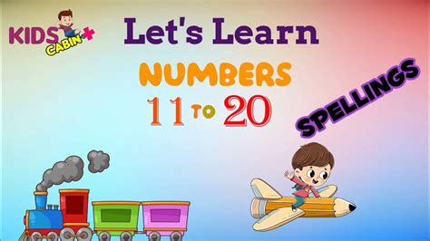 Learn to spell numbers words 11-20|11-20 spellings|numbers 11-20 with spellings|Numbers for kids ...