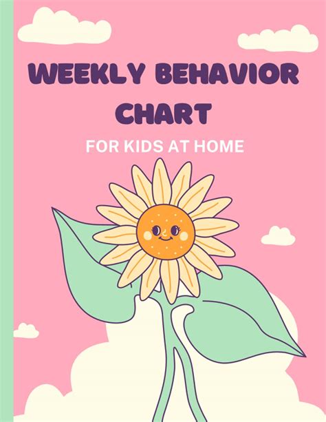 Buy Weekly Behavior Chart for Kids at Home: Kids chores chart, home chores chart for girls ...