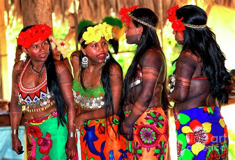 Embera Women in Panama Photograph by John Rizzuto - Fine Art America