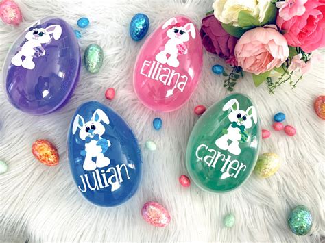 Personalized Easter Eggs Jumbo Easter Egg Fillable Easter - Etsy