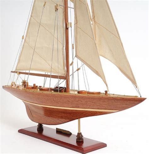 Enterprise Sailboat Model, Yacht Model, Americas Cup Model