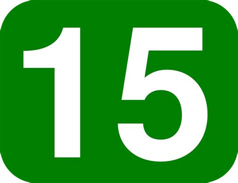 Download Number, 15, Rounded. Royalty-Free Vector Graphic - Pixabay