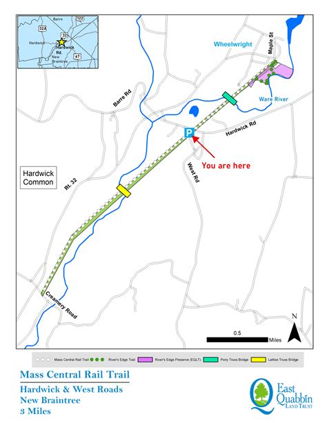 Mass Central Rail Trail, New Braintree and Hardwick – east quabbin land ...