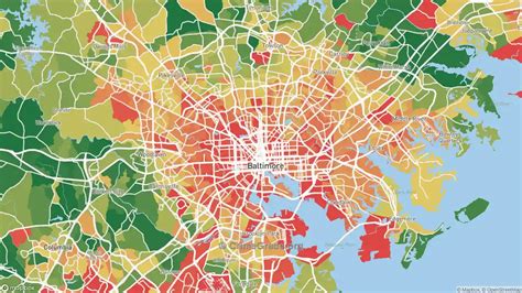 The Safest and Most Dangerous Places in Baltimore City, MD: Crime Maps ...