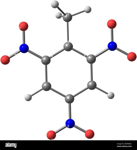 Trinitrotoluene tnt explosive molecule hi-res stock photography and ...