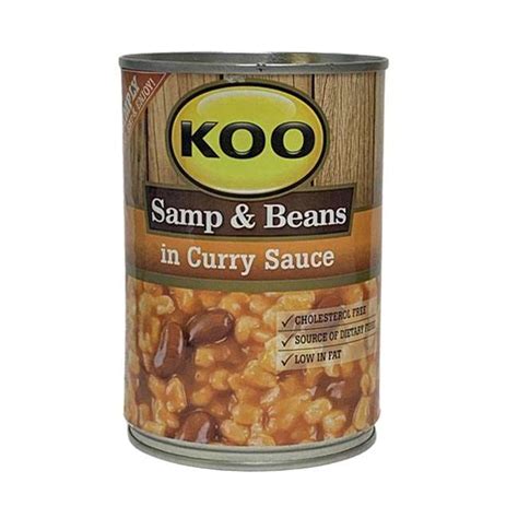 Koo Samp & Beans in Curry Sauce 400g can - Sedo Snax