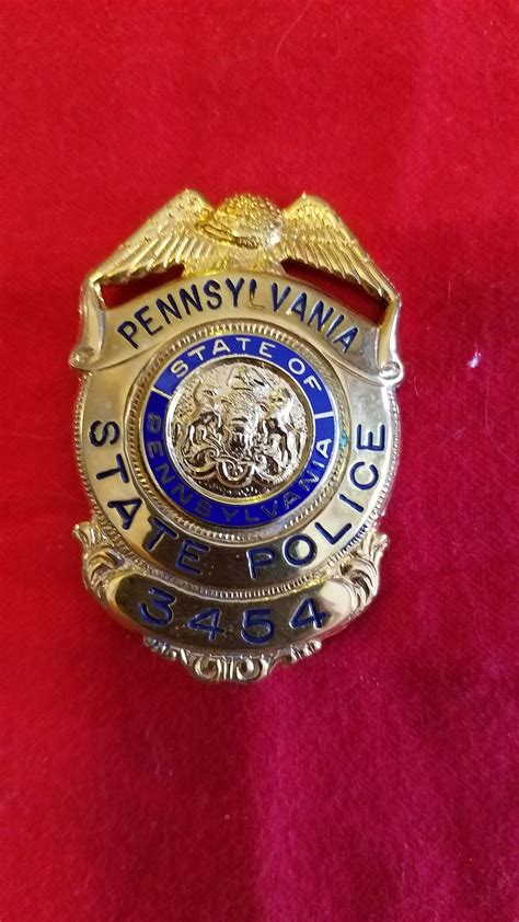 Pennsylvania State Police Badge - Etsy