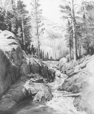 LANDSCAPES - Graphite Pencil Drawings by Diane Wright | karakalem | Pinterest | Graphite ...