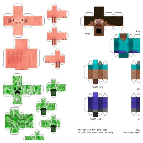 Printable Minecraft Papercraft Items - Printable Papercrafts ...