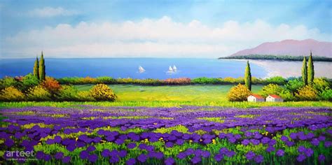 Lavender Fields | Art Paintings for Sale, Online Gallery