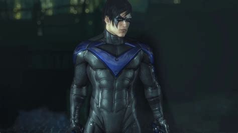 Batman Arkham City - Nightwing 360 Close-Up on details (Fast version) - YouTube