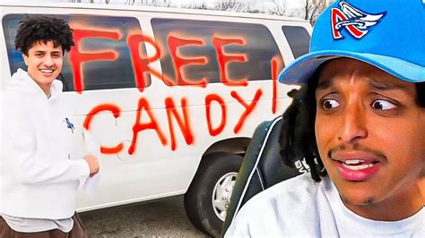 Ash Alk Pulled Out the Free Candy Van in 2024 😂 - YouTube