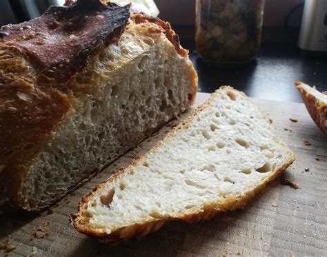 Sourdough loaf made with manitoba flour. : r/Breadit