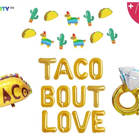 Taco Fiesta Bridal Shower Decorations - Etsy