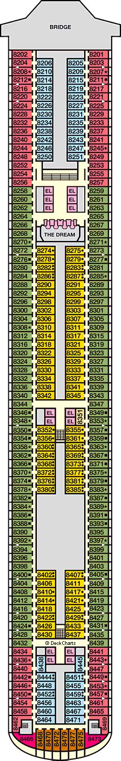 Carnival Dream Deck Plans: Ship Layout, Staterooms & Map - Cruise Critic