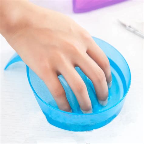 Manicure Bowl Soak Finger Acrylic Tip Nail Soaker Treatment Remover For Diy Salon Nail Spa Bath ...