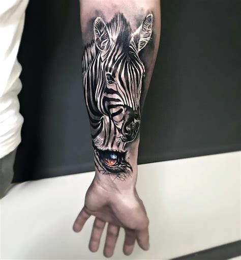 Amazing Zebra Tattoo Idea