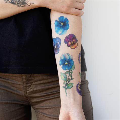 Wild Pansy – Tattoo Icon