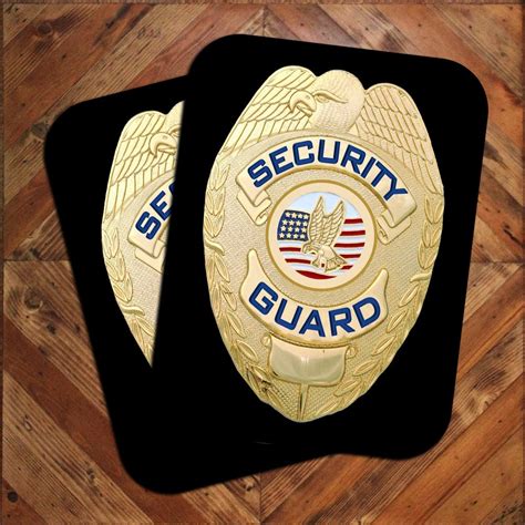 Pair 2 of SECURITY GUARD Badge Car Magnet Signs 12 - Etsy